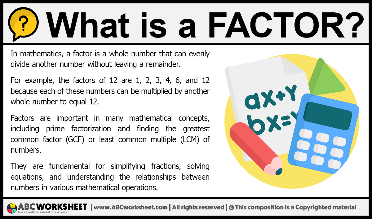 What Is A Factor In Math what-is-a-factor-in-math