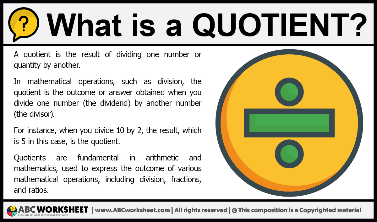 What Is A Quotient Definition Of Quotient what-is-a-quotient-definition-of-quotient